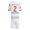 Camisa de Futebol Bayern Munich Dayot Upamecano #2 Equipamento Secundário Infantil 2025-26 Manga Curta (+ Calças curtas)